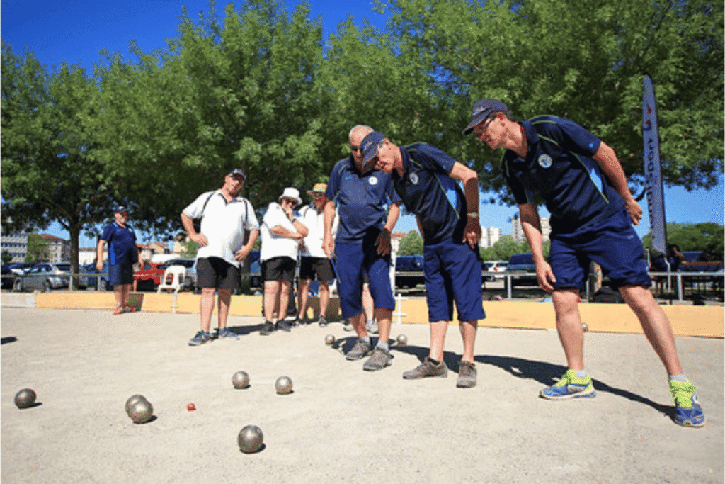Boules et pétanque sourds